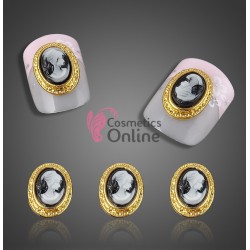 Decoratiuni 3D Metalice 186B Medalion SS Auriu 